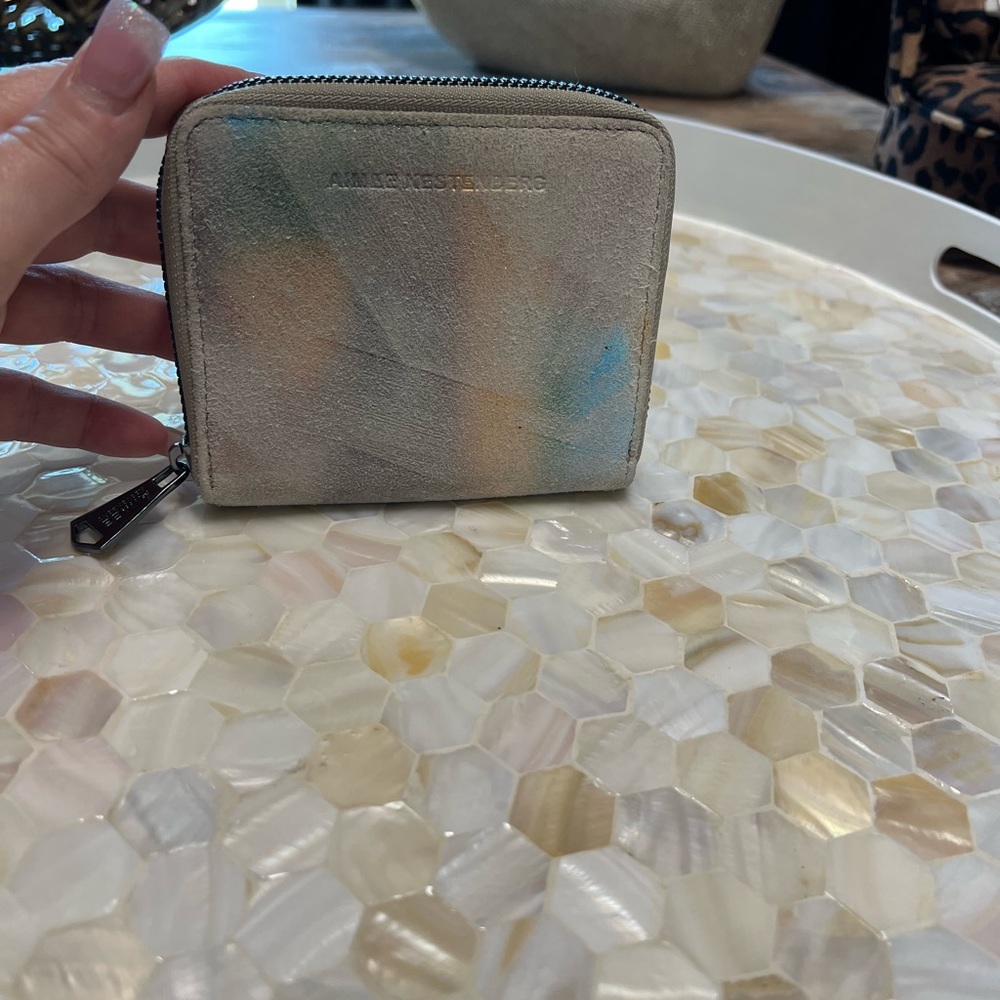 Aimee Kestenberg Multi Color Iridescent Suede Zip… - image 4